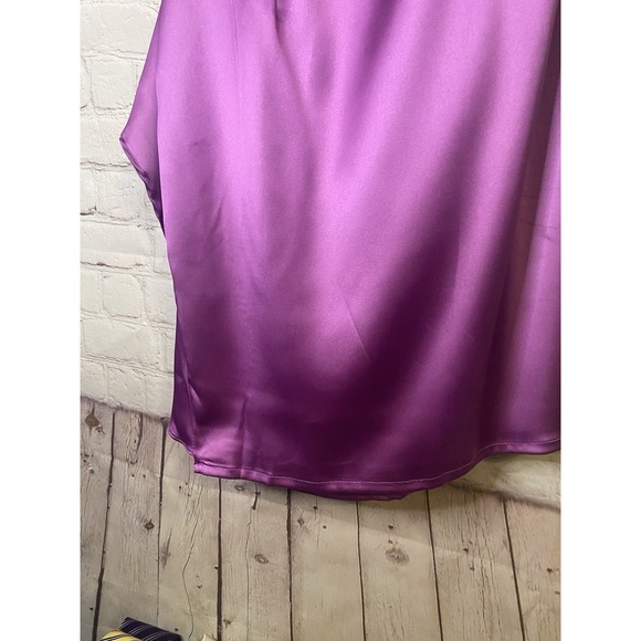 Sleeveless Purple One Shoulder Dress small Gown - Picture 8 of 9
